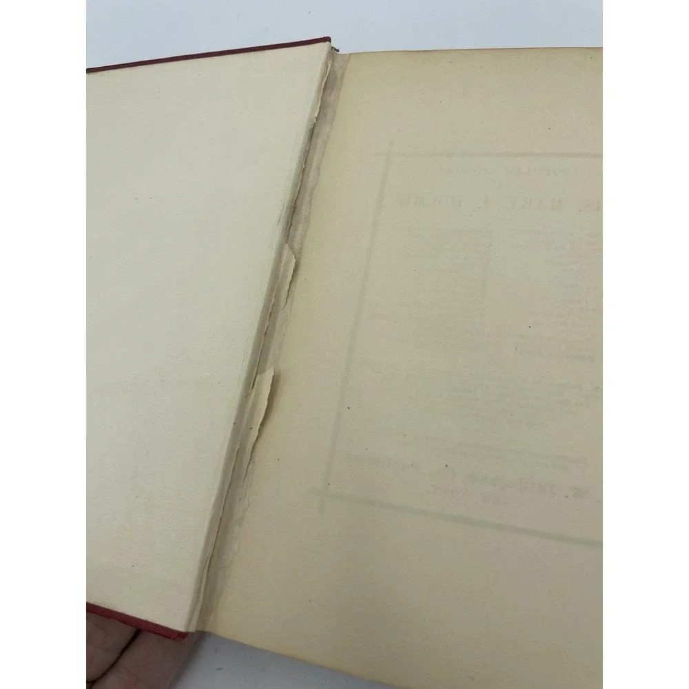 Victorian Vintage Book Marian Gray by Mary‎ J Holmes Beautiful Cover